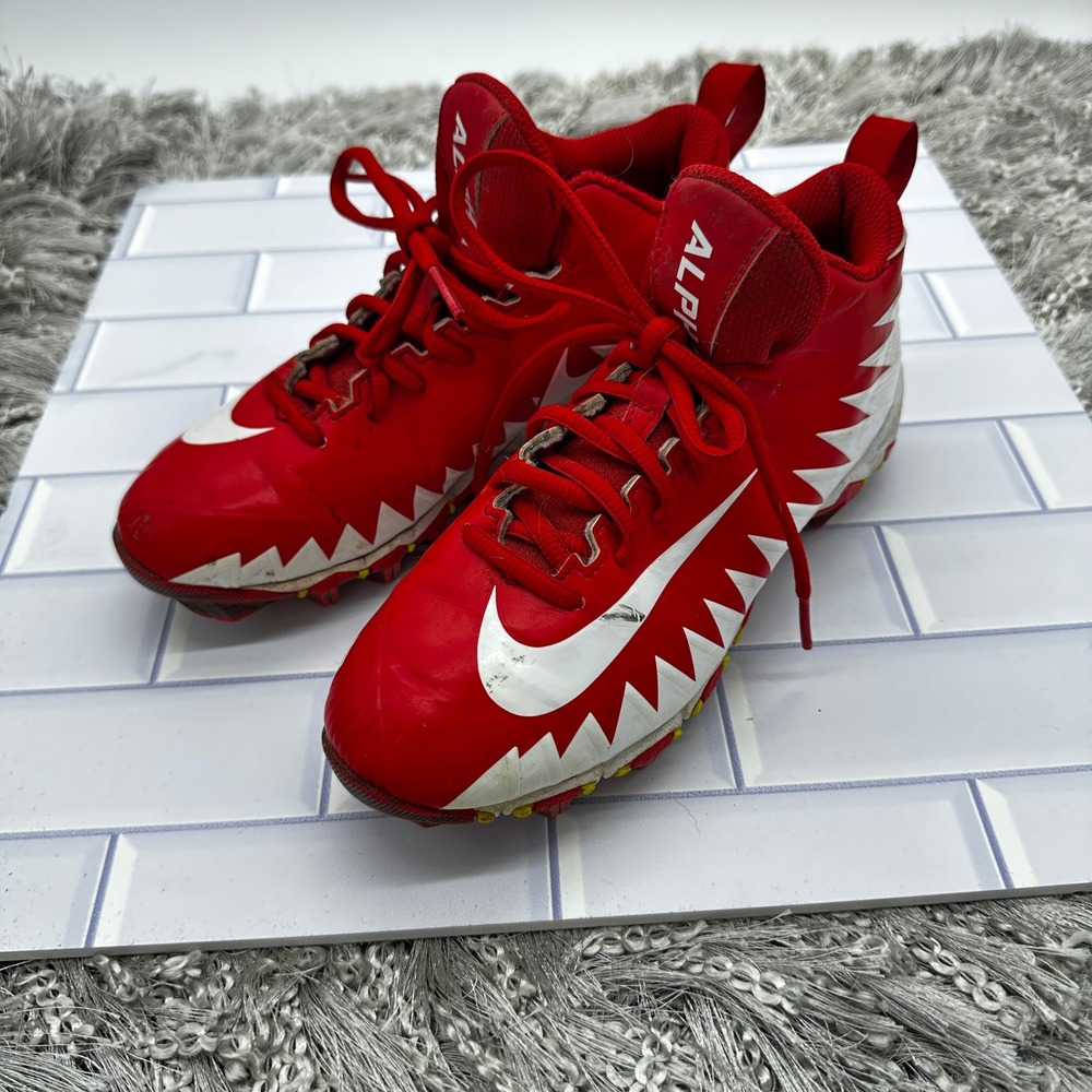 Nike Kids Red and White Sneakers
